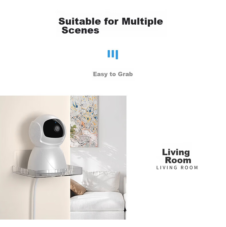 Jingjiayi Camera Mount, No Drilling Required, Surveillance Bracket, Indoor And Outdoor Home Use Storage Rack for Monitoring Equipment 9