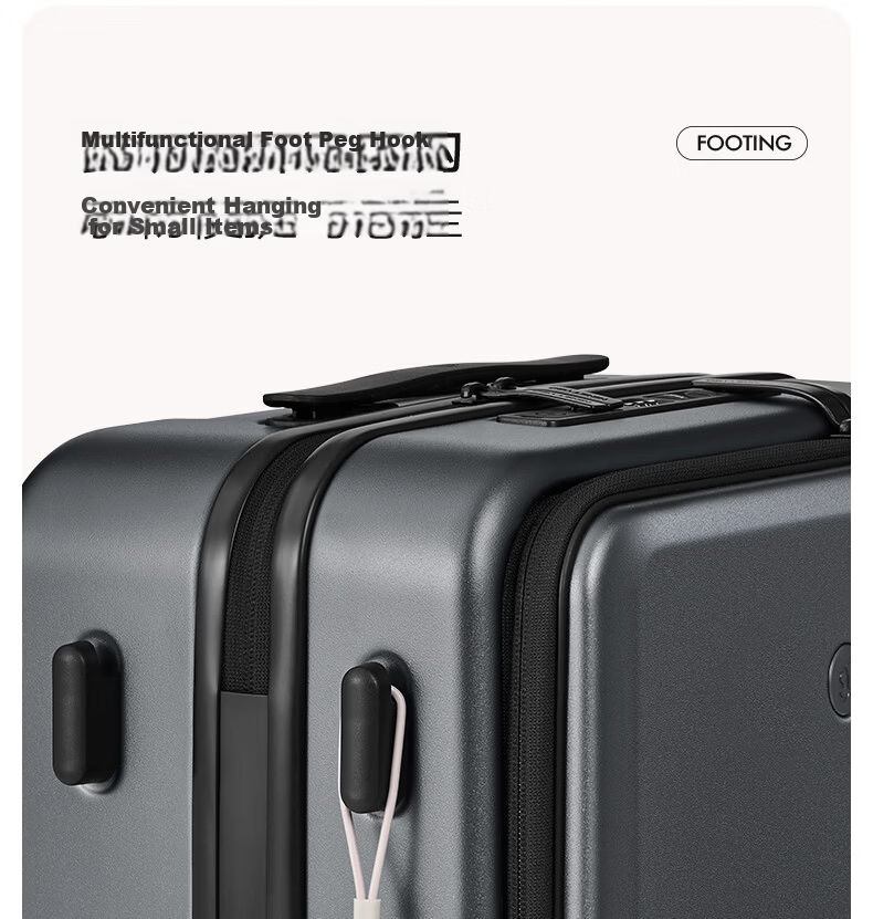 90 Points 20-inch Carry-on Luggage Unboxing Suitcase Men and Women Business Multifunctional Trolley Case Seine River Series Password Lock 20