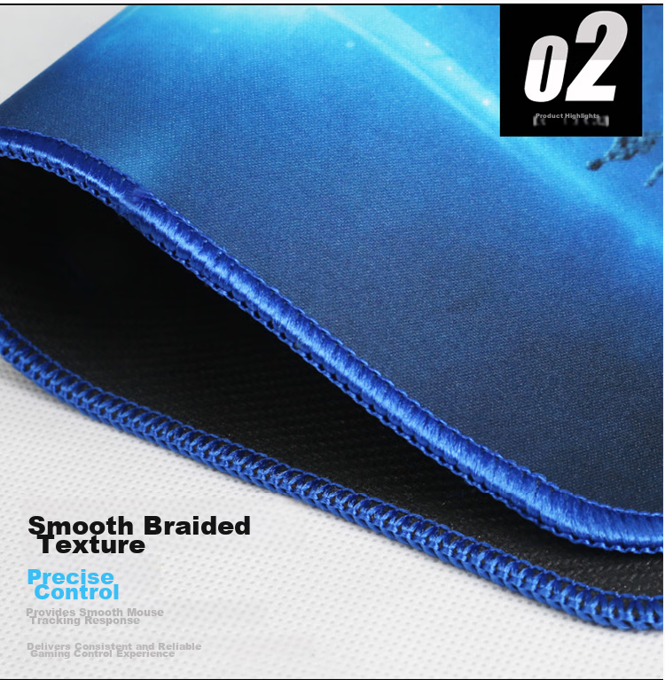 Lingshe Mouse Pad, 320*240*3mm Medium Size, Thickened, for Gaming And Office Use, Computer Desk Mat, Precision Edge Locking, Washable, LS-07 Barrier Gree 5
