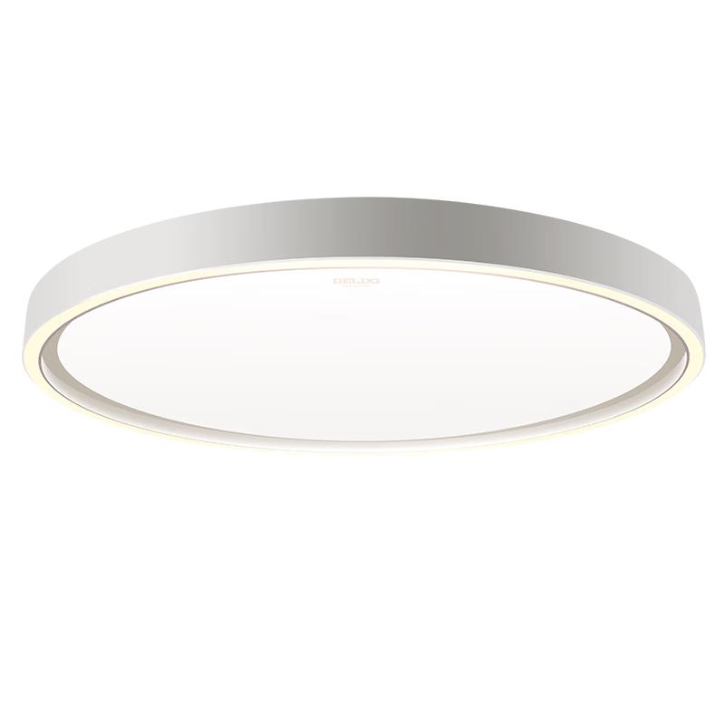 DELIXI LED Waterproof Ultra-thin Ceiling Light 24W Cool White for Balcony Bedroom Study Corridor