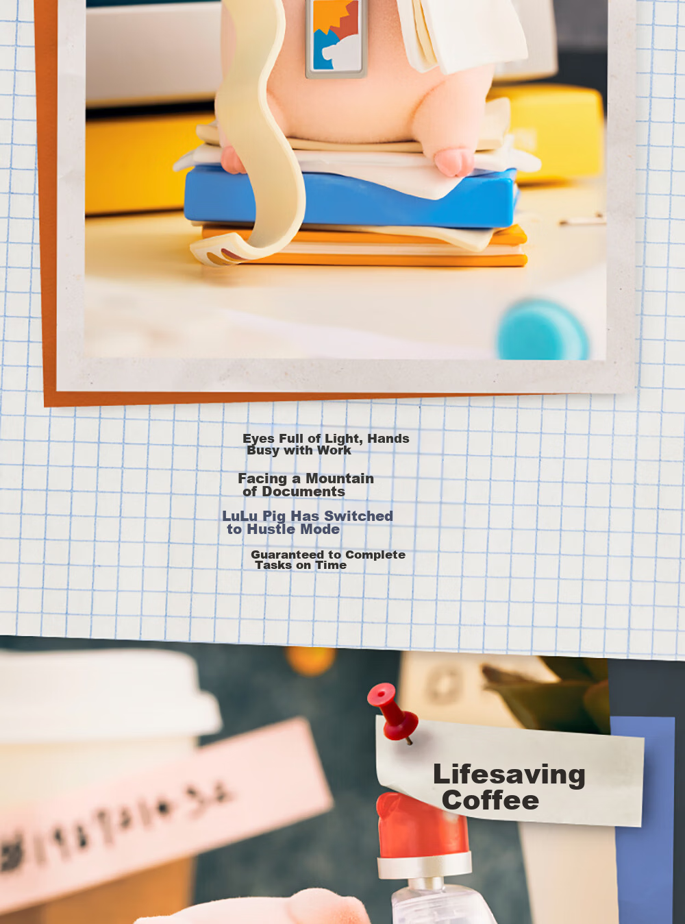52TOYS Canned Pig LuLu Burger Delivery Action Blind Box Toy Trendy Figurine Full Box of 4 Gifts for Girlfriend 3