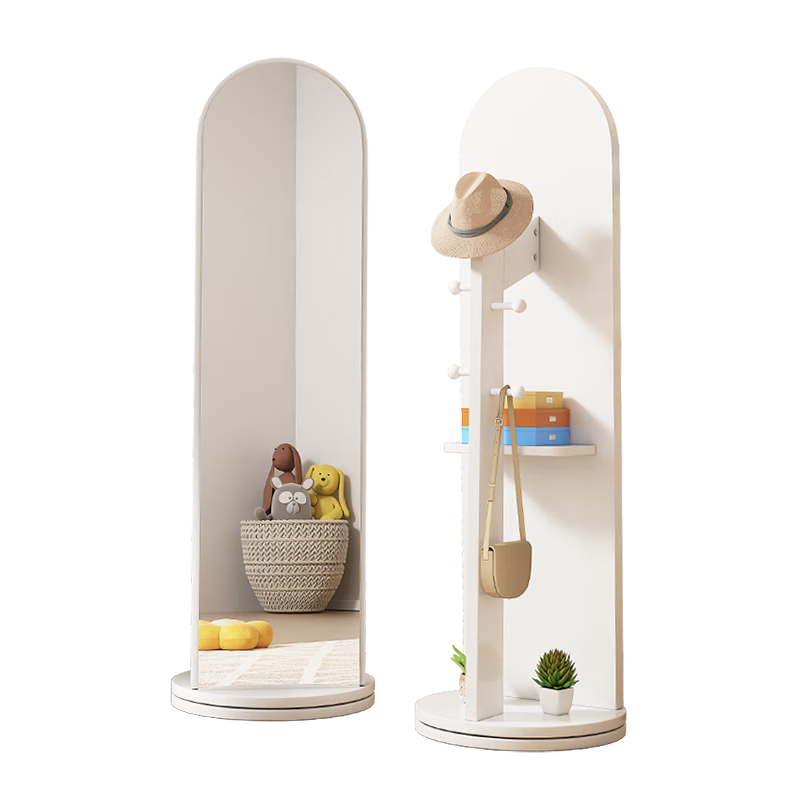 Chibilun Full-Length Dressing Mirror Floor Mirror for Home Bedroom Multi-Functional Hanging Rotatable Clothes Mirror Fitting Mirror