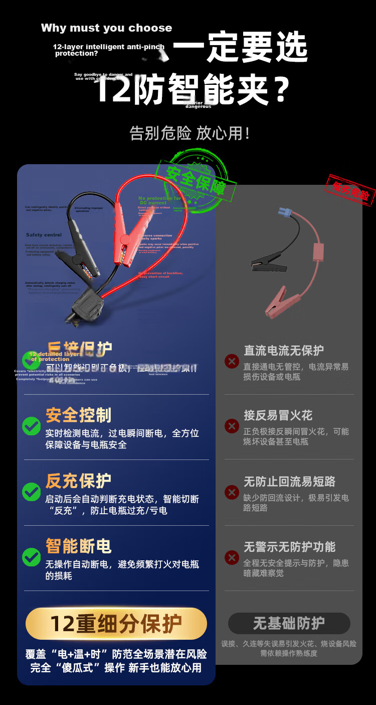 Wocheng Car Emergency Jump Starter Power Supply with Integrated Air Pump, Battery Charger, Inflator, Vehicle S03 25