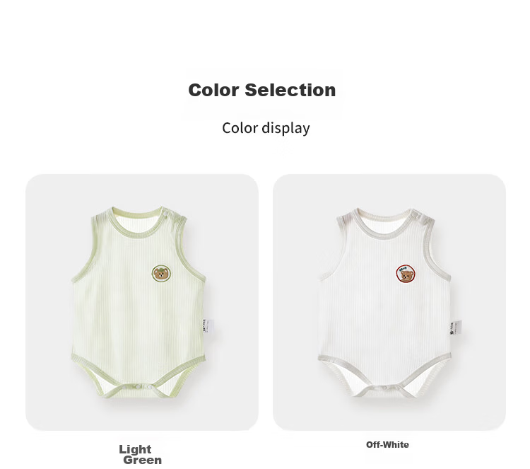 October Famous Newborn Baby Summer Thin Sleeveless Romper Yun Jian Xing Meng 66 12