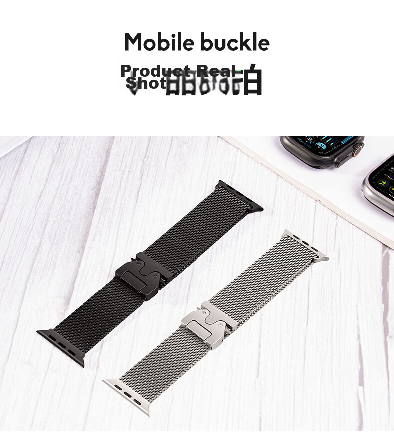 Weiqiantu Titanium Metal Watch Band Compatible with Apple Watch Ultra 4/3, IWatch S12/S11/S10/9/8/7/SE3/Ultra4/3/2, Men's Strap 10