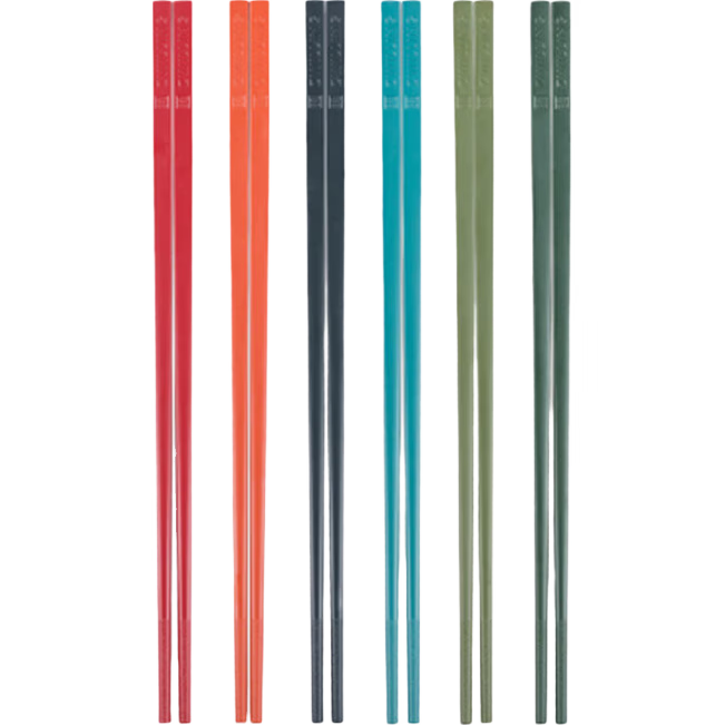 ZWILLING Antibacterial Mold-Resistant Colorful Chopsticks Dishwasher Safe Household Dining Set 6 Pairs