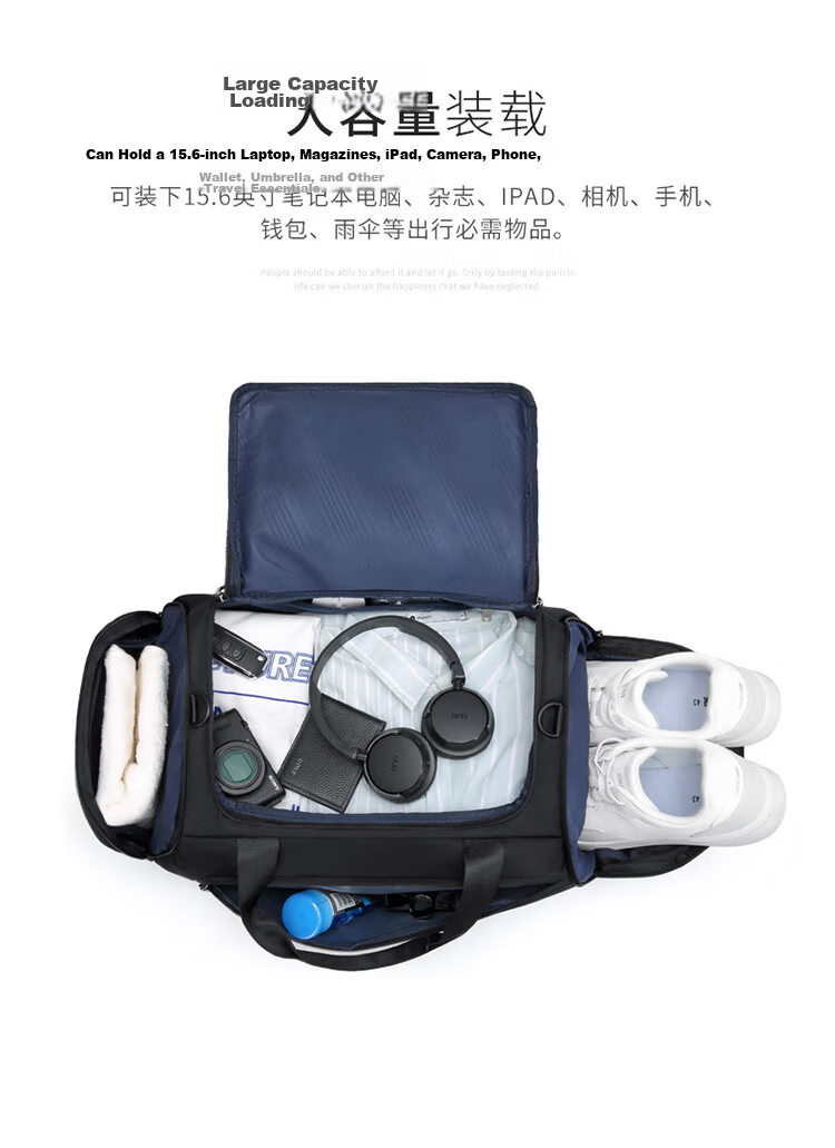 GOLF Travel Bag Multi-Use Shoulder Handheld Luggage Bag Men's Sports Gym Business Backpack Double Shoulder Travel Backpack 12