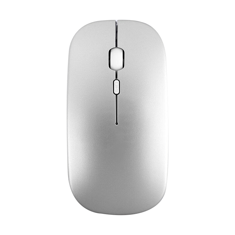 LINGSHE M175 Rechargeable Wireless Bluetooth + 2.4G Dual-Mode Silent Mouse Ivory White Bluetooth + 2.4G Dual-Mode Silent Version for Laptop