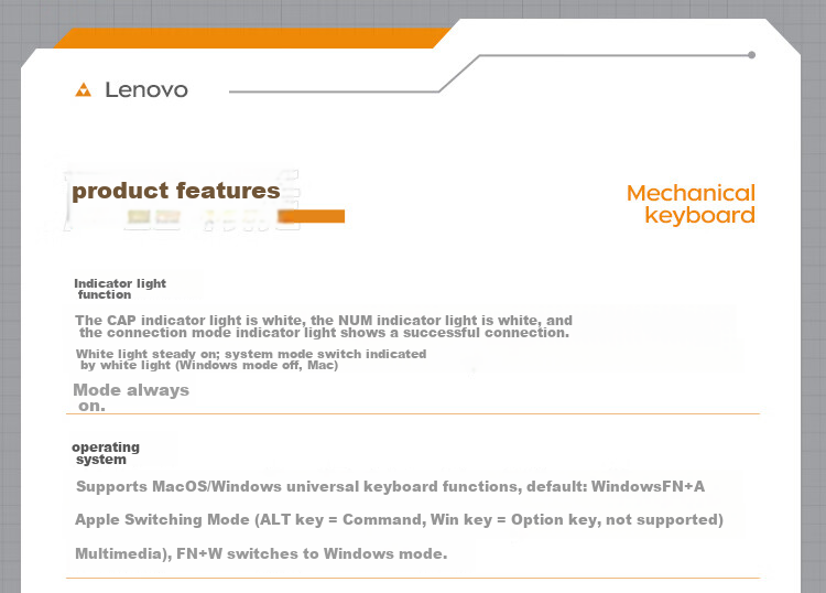 Lenovo Xiaoxin K5 Custom Mechanical Keyboard Full Hot-Swappable, Gaming And Office 79-Key Ring Nu Blue Switch Compatible with Battle Laptop, White And Brown Bruni 16
