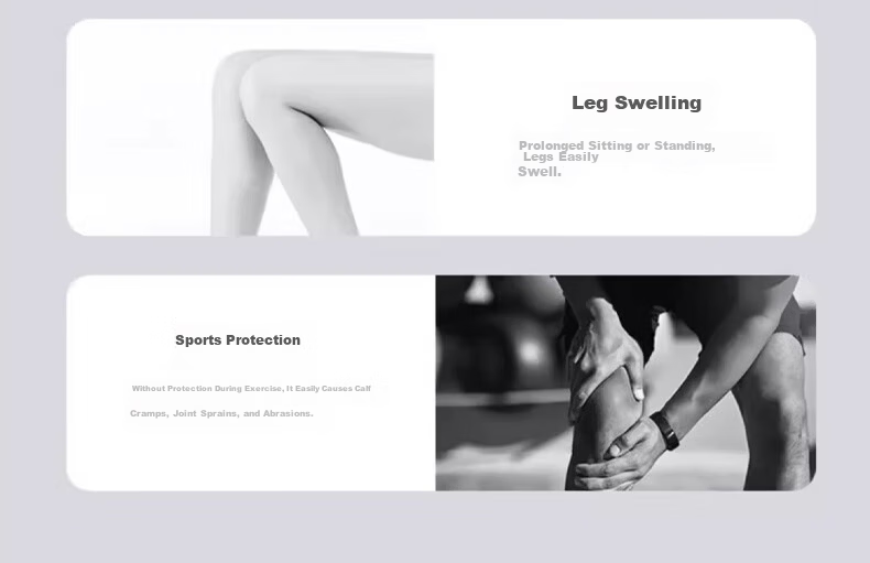Li-Ning Basketball Leg Sleeves Thigh and Calf Compression Sleeves Long Breathable Knee Support for Men Running Sports 3