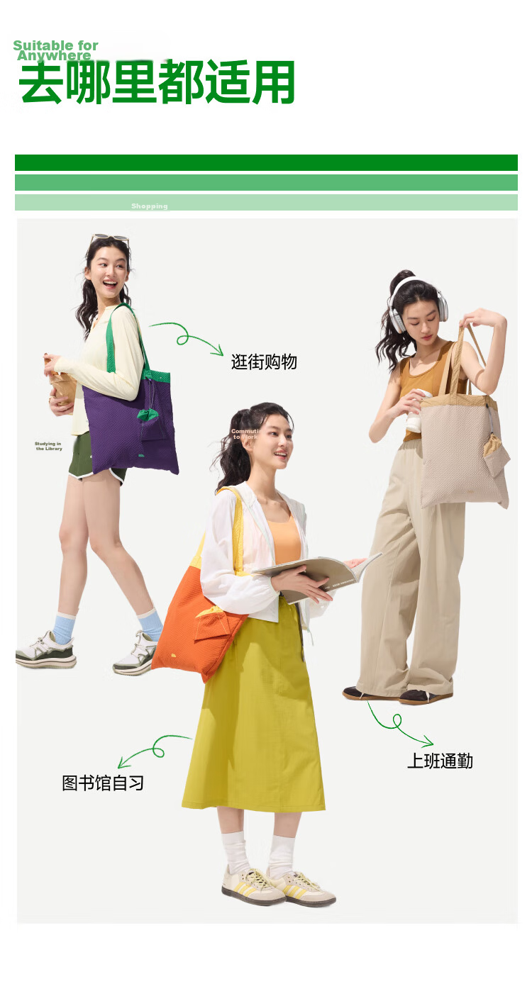 Beneunder Shoulder Bag, Women's Handbag with Foldable Pockets, Mini Tote Bag, Portable Travel Shopping Bag, Handbag GP155 12