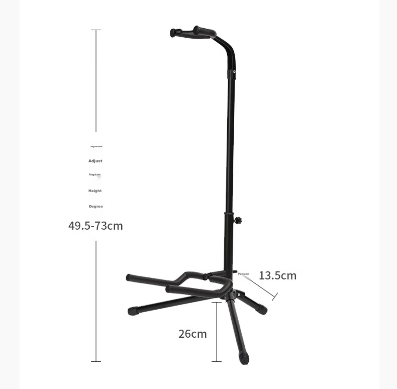 Acacia Bird Guitar Stand Foldable Vertical Electric Guitar Bass Universal Holder Black Guitar Accessories 3