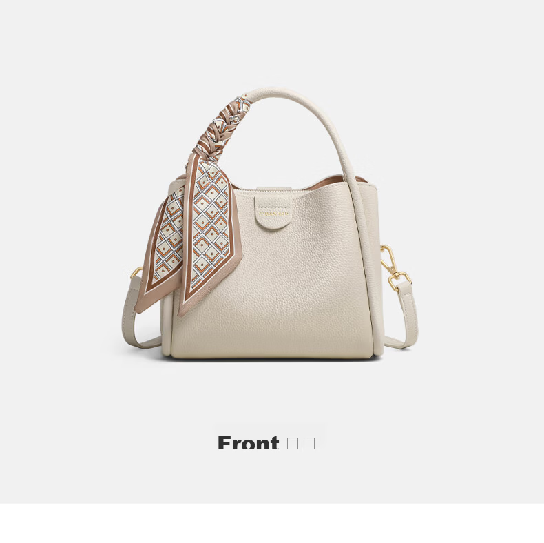 C.BANNER Women's Bag First Layer Cowhide Handbag Shoulder Bag Crossbody Light Luxury Birthday Gift High-End Feel for Girlfriend Wife 14