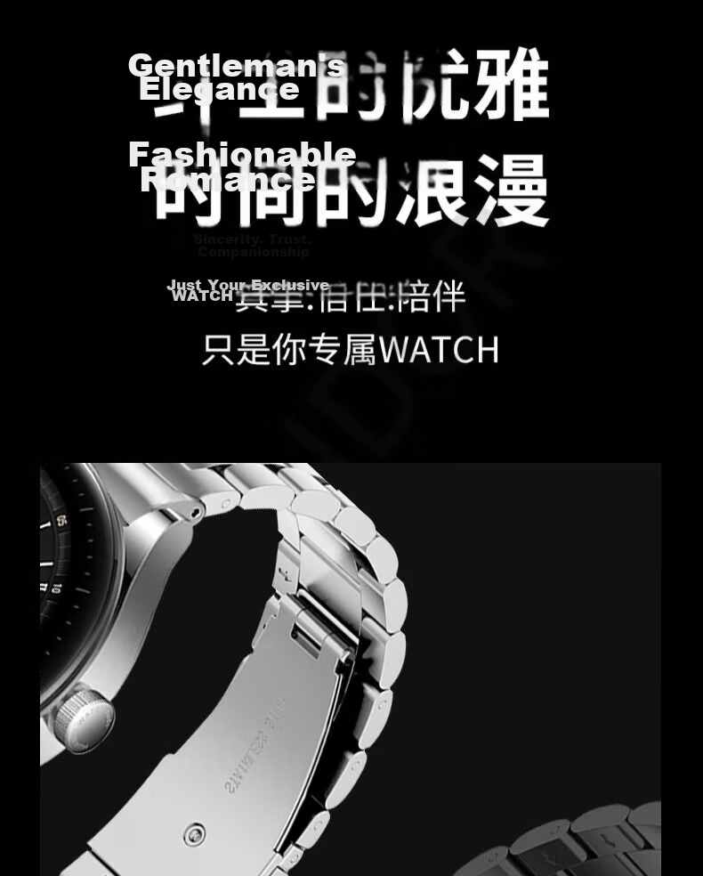 XUANDAI Compatible with WATCH Buds2 Titanium Metal Strap, Pure Titanium Alloy, Buds Two-In Earphones Watch GT5 Business GT3Pro Men's Watch 4 Wristband GT6 Universal - 22mm 4