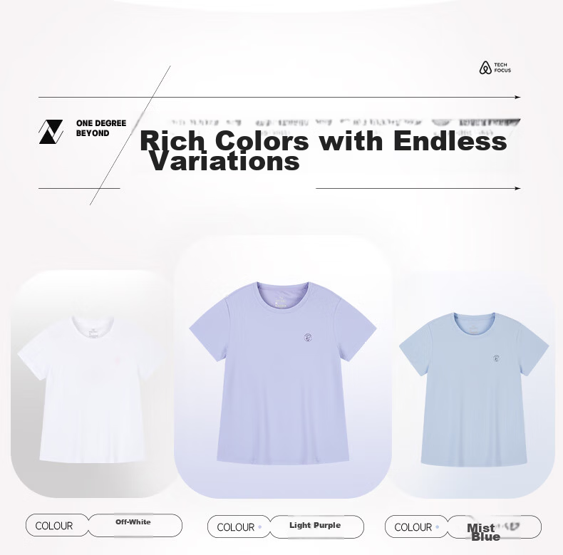 361° Women's Trendy Short-Sleeve T-Shirt, New Spring And Summer Quick-Dry Sportswear for Running And Yoga, Model 662424126H-7 20