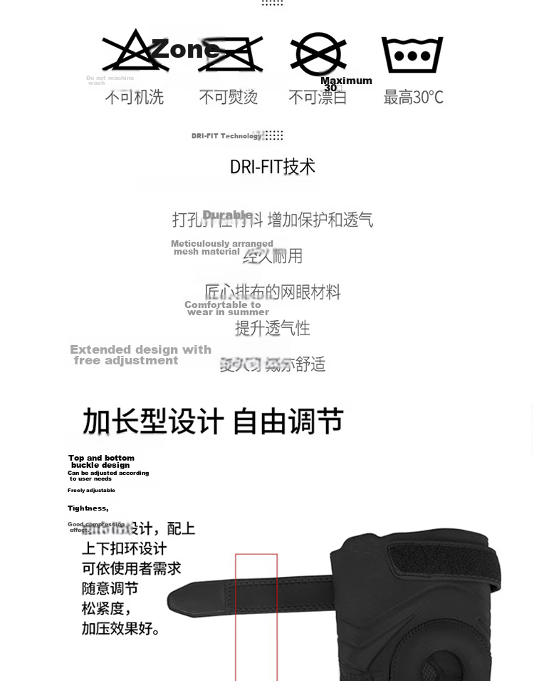 NIKE Professional Sports Knee Brace for Basketball, Badminton, Running, Hiking, Meniscus Protection N1000672010L Single Piece 5