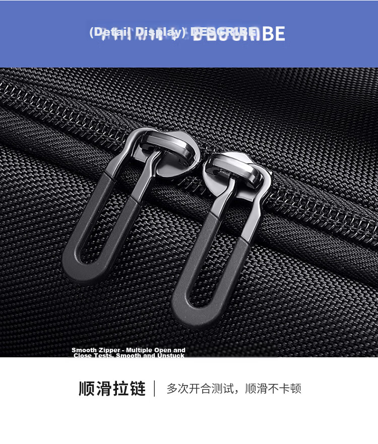 POLO Men's Business Backpack 15.6/16 Inch Laptop Bag Large Capacity Commuter Travel Bag 26