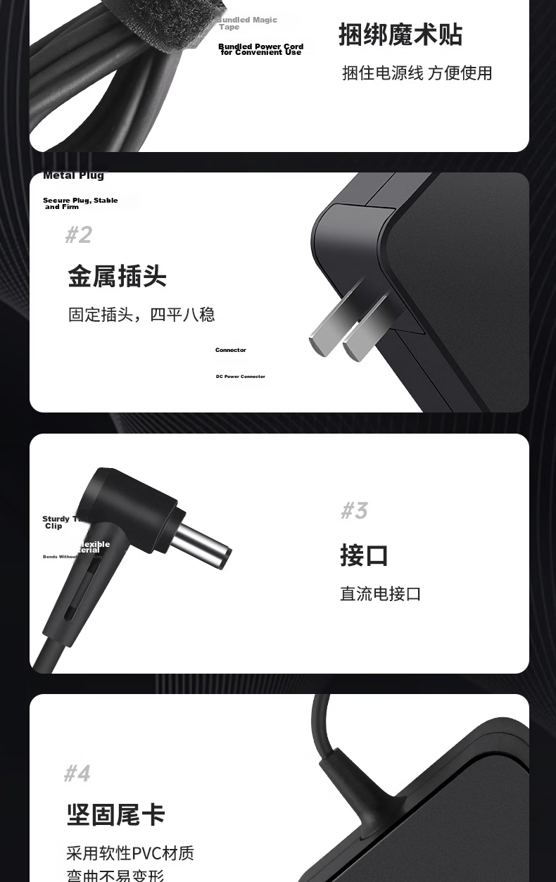 Mryc ASUS Laptop Charger for TUF Gaming A16, TUF Gaming F17, TUF Gaming A15 Ice Edition, Power Adapter Cable 20V9A 6.0*3.7mm Round Plug with Pin 180W 12