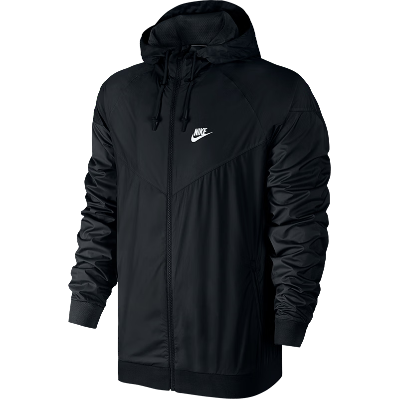 NIKE Men's Spring Autumn Stand Collar Jacket Casual Sports FN3317-010 Black 2XL