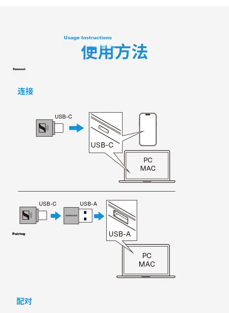 Sennheiser BTD 700 Bluetooth Headset Adapter 5