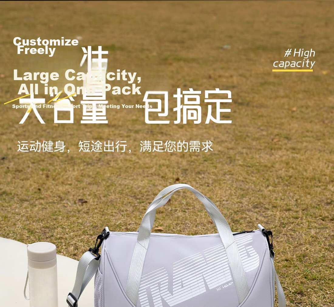 361° Swimming Bag Wet and Dry Separation Fitness Bag Unisex Travel Waterproof Storage Bag Large Capacity Beach Bag 6