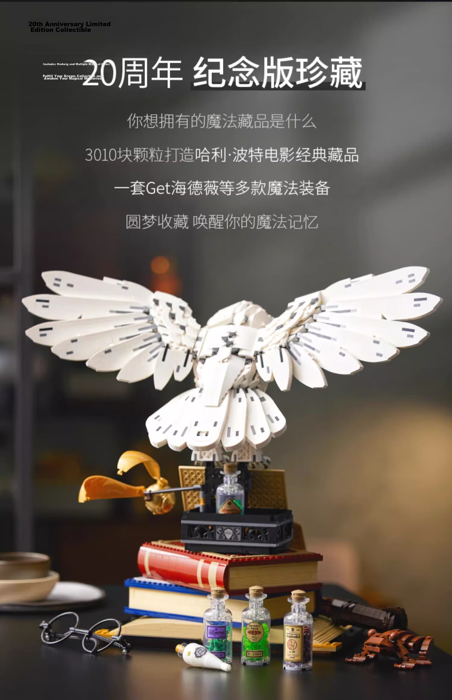 LEGO Building Blocks 76391 Hogwarts Classic Collection Harry Potter Hedwig Assembly Toy Qixi Festival Gift 3