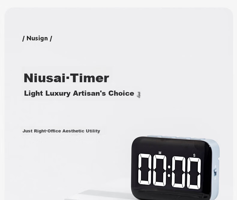 Deli NS883 Electronic Timer High-Definition Large Screen Time Management for Office, Students, Children Baking, Presentation, Back to School Gift 1