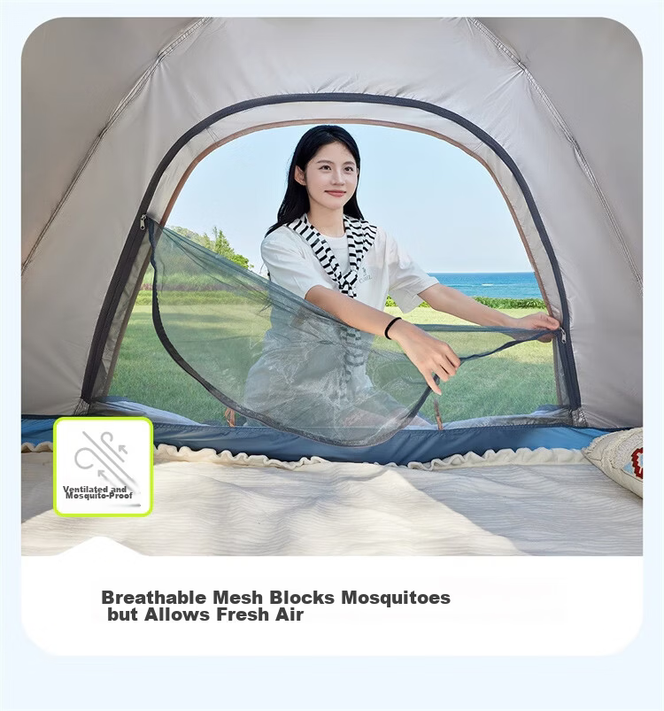 CAMEL Outdoor Tent Portable Foldable Automatic Silver Coated Sunshade Park Picnic Camping Overnight Gear Military Green 28