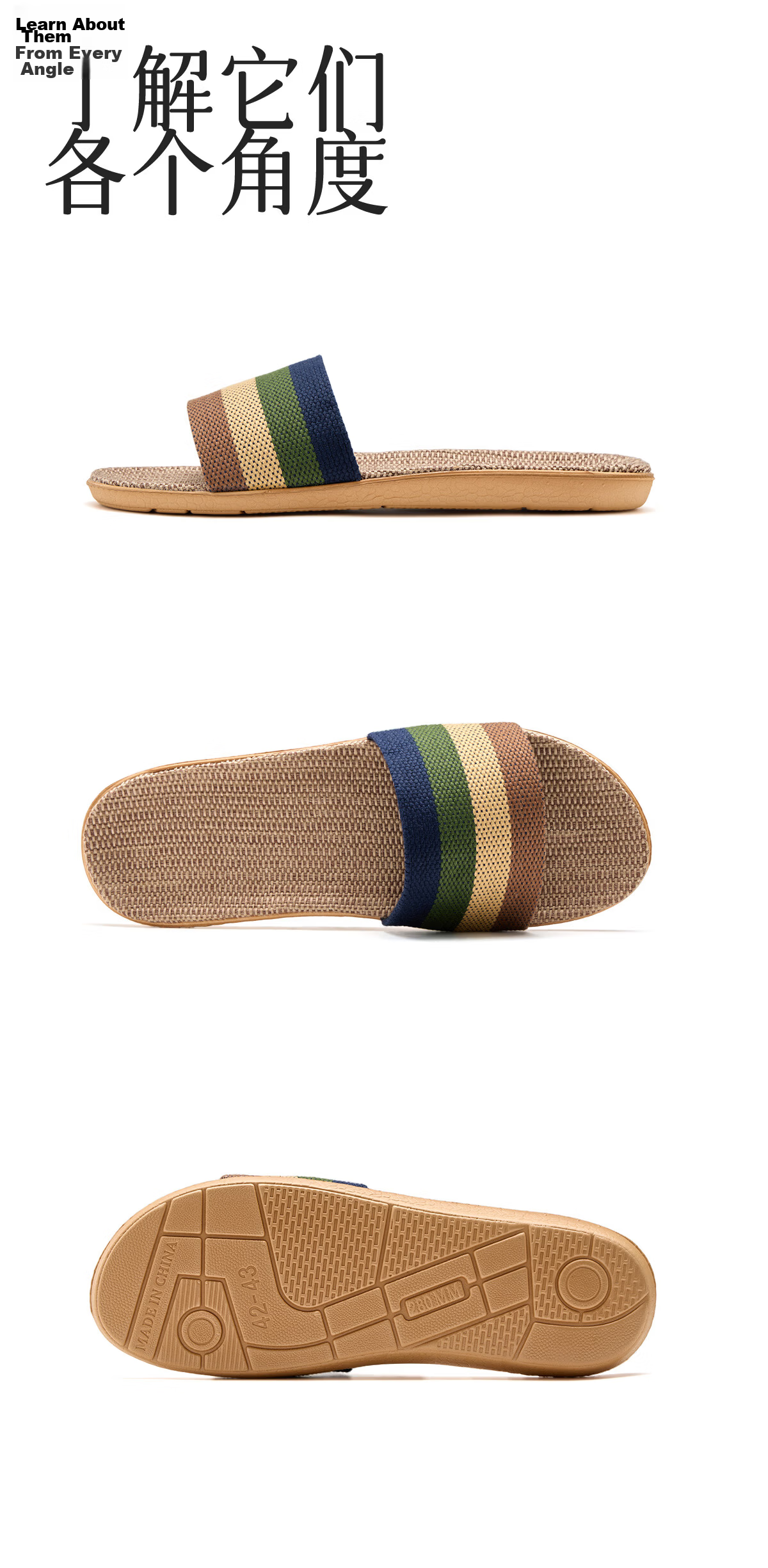 Lidania Linen Slippers Women Summer 2026 New Indoor Home Cotton Linen Floor Ladies Couple Cool Slippers 13