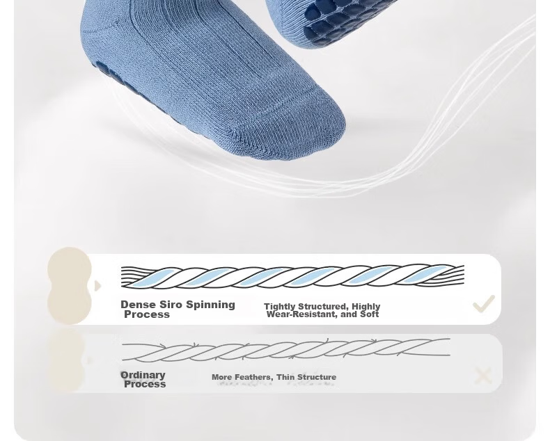 Niduoxiong Baby Floor Socks, Comfortable And Breathable for Spring And Autumn, Indoor Walking Socks for Toddlers, Insulating Non-Slip Socks, Baby Floor Socks 15