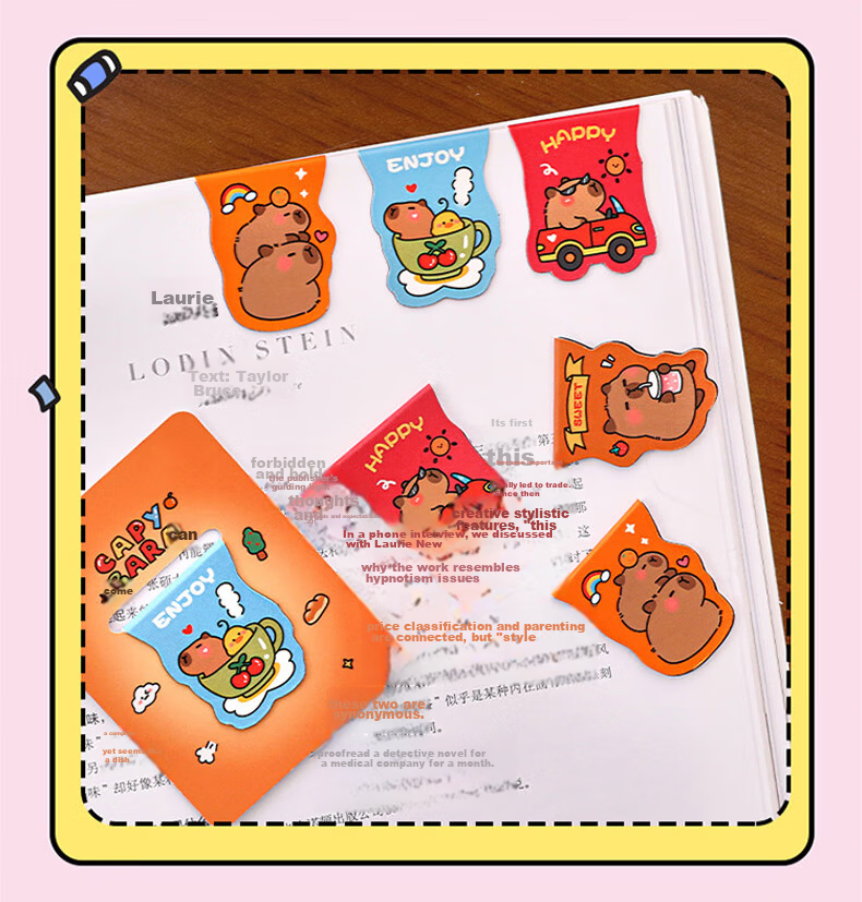 Shiluode Inspirational Text Magnetic Bookmarks Kindergarten Graduation Gifts Student High-Quality Page Clips Exam Motivation Blessing Stationery Small Prizes 4 Sets 8 Pieces 12