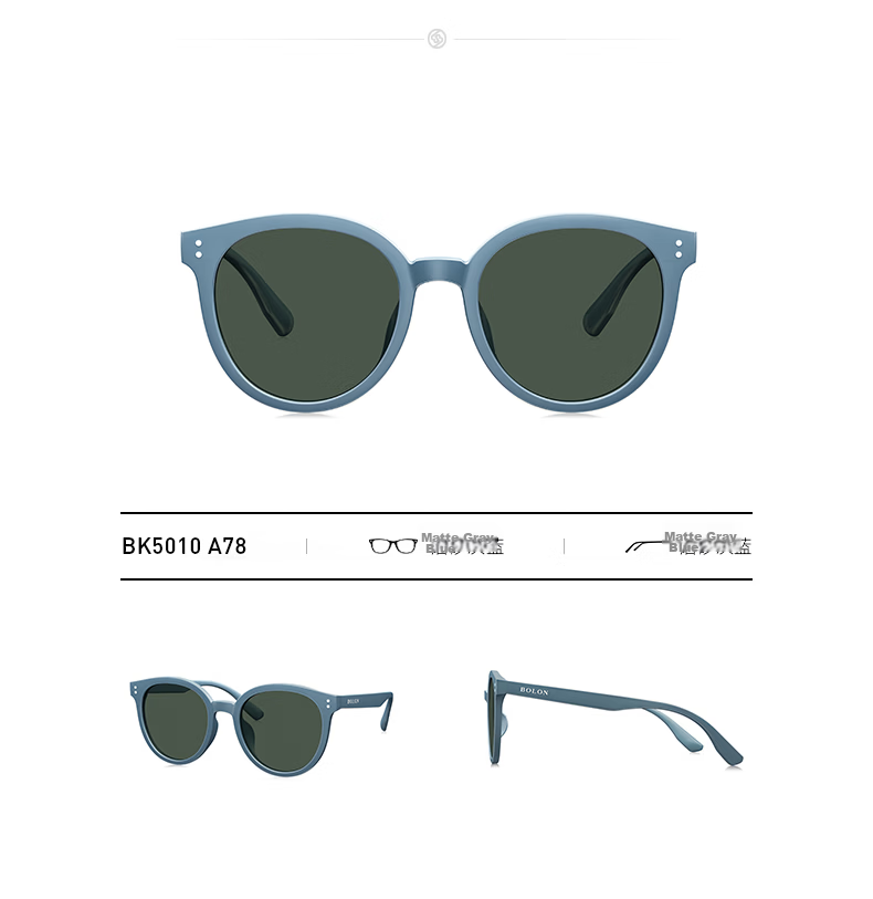 BOLONBOLON Cat Eye Sunglasses UV Protection Sun Glasses for Men, Women, and Kids BK5010A62 13