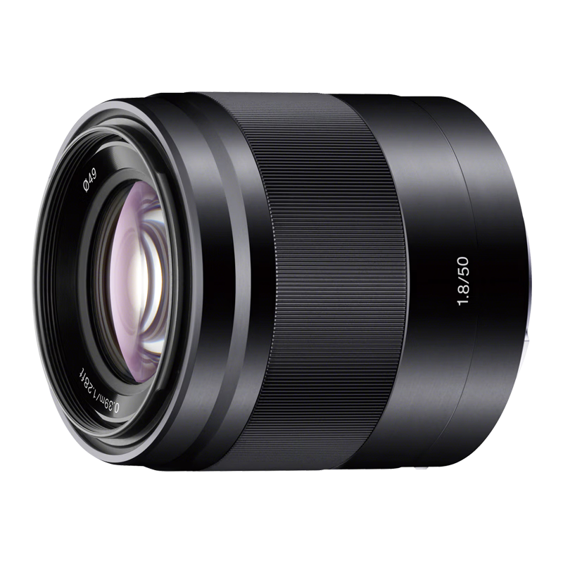 SONY E 50mm F1.8 OSS APS-C Prime Lens SEL50F18 Silver