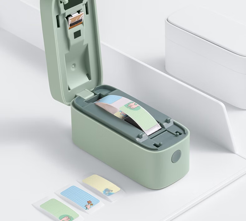 Deli Q1 White Portable Thermal Label Printer for Home Use - Planner Name Tags, Storage Labels, Price Tags, Food Label Printer - Package 2 11