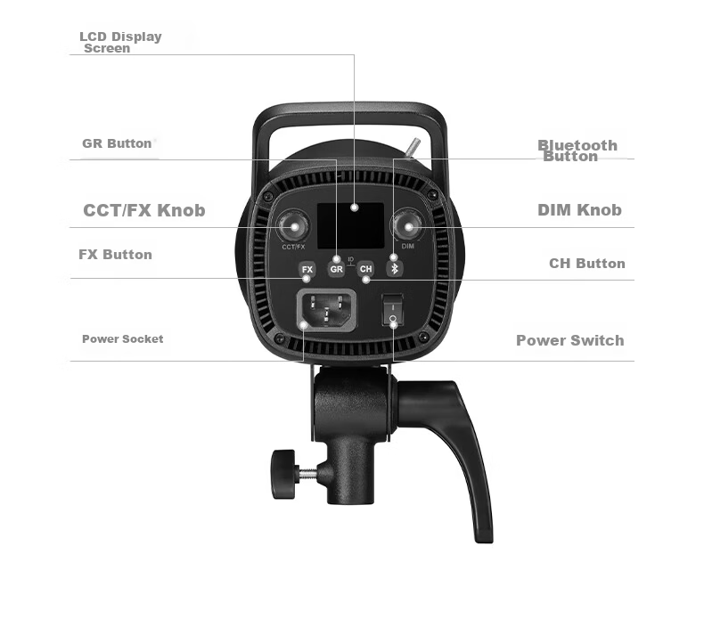 Godox SL60II Live Streaming Fill Light D Photography Continuous Light Sunlight Studio Shooting Photography Light Children's Clothing Photo Spotlight Host Live Streaming Light 16
