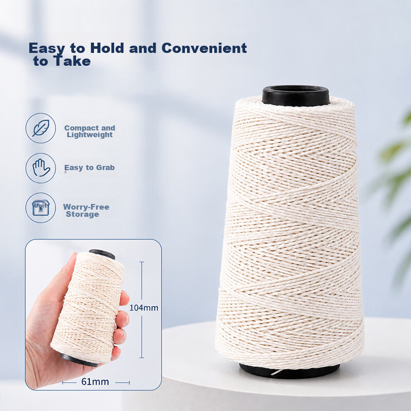 Dile Binding Thread Voucher Thread Pagoda Wax Thread Financial Accounting Binding Cotton Pagoda Thread Cotton Wax Pagoda Thread 2 Rolls Set 5317 School Stationery 6