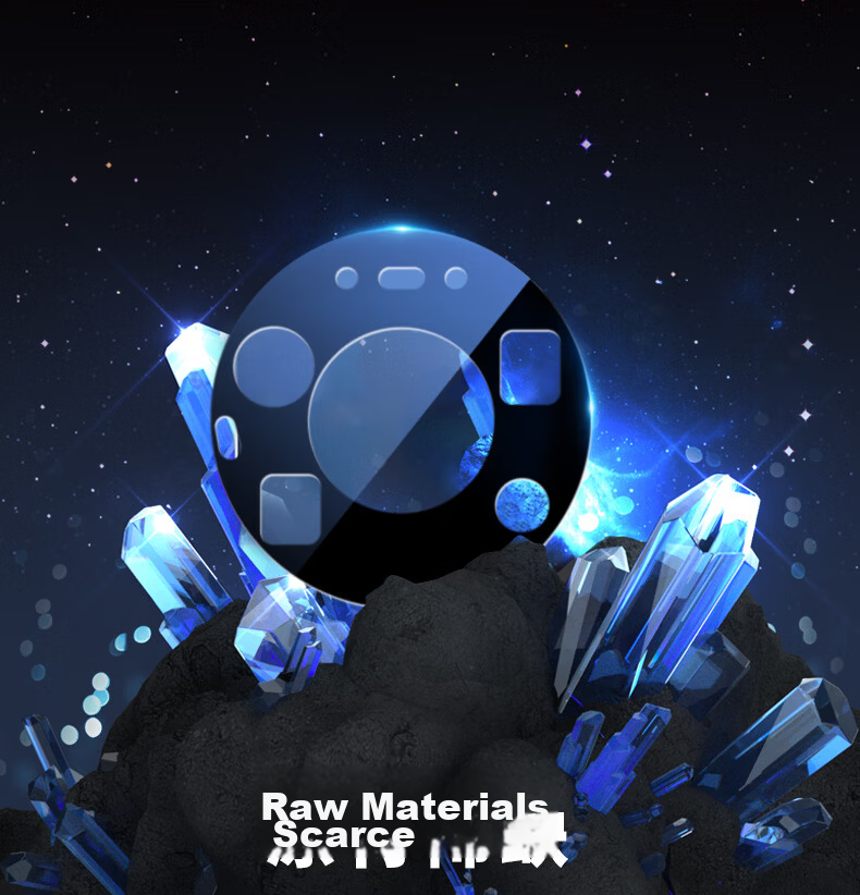 Mr. Blue Gorilla Huawei Mate80 Pro Max Lens Protector Sapphire High Transparency Scratch-Resistant Rear Camera Lens Film 3