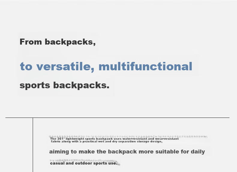 361° Fitness Bag for Women, Dry And Wet Separation Swimming Bag, Waterproof Bag, Sports Drawstring Portable Backpack, Storage Bag 4