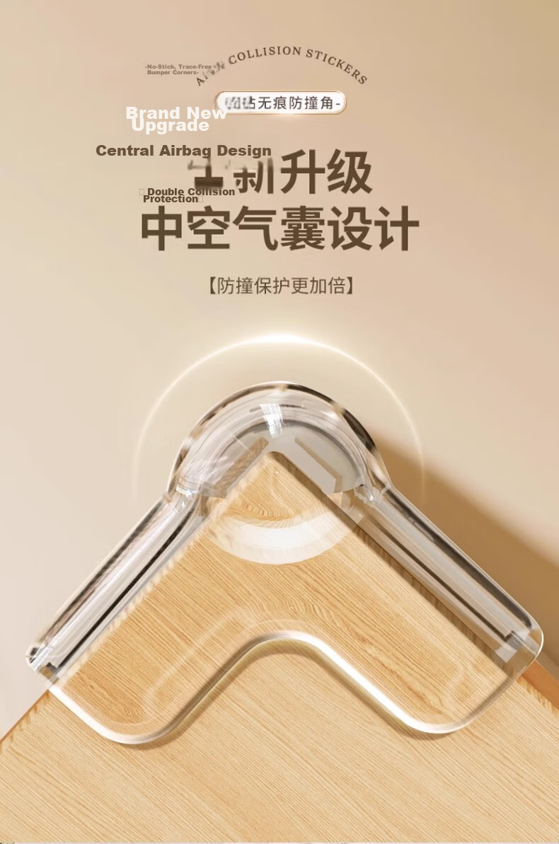 Newbelity Kids Corner Protector Transparent Silicone Edge Guard T-Shaped Baby Safety Bumpers 10-Pack 6