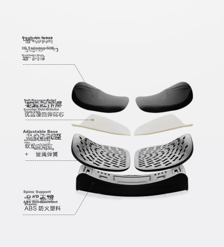 JD Jingzao Ergonomic Lumbar Support Upgraded Office Chair Lumbar Cushion Car Waist Pillow Student Backrest Cushion 14