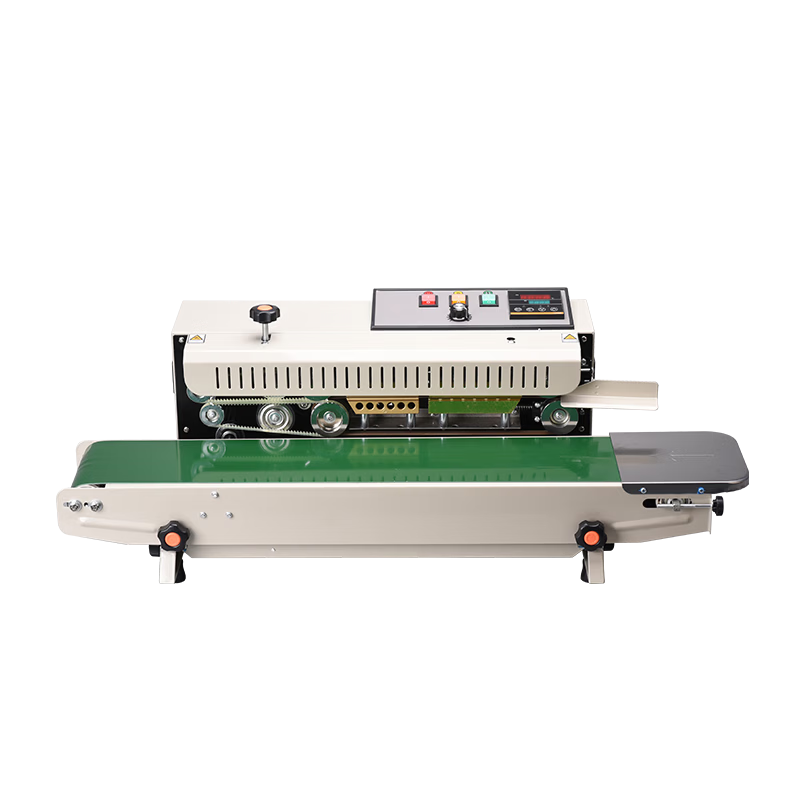 VONPACK FR900 Standard Model Automatic Continuous Sealing Machine for Production Date Printing - Tea, Mooncakes, Cooked Food, Rice, Pastry Food Packaging Machine for Home and Commercial Use