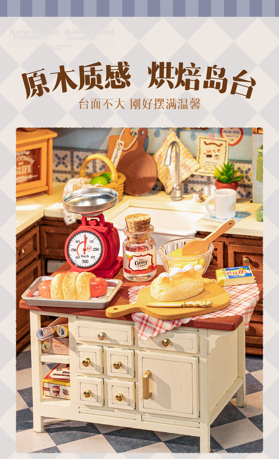Rolife French Light Sweet Dessert Shop DIY Dollhouse Building Blocks Toy for Adults, Children's Mid-Autumn Festival Birthday Gift for Girls 14