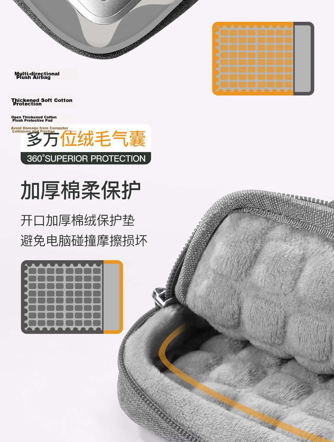 Taikesen Laptop Sleeve, Handheld Compatible with Huawei 16-Inch, Lenovo, Apple Macbook, Protective Case for Men And Wome 2