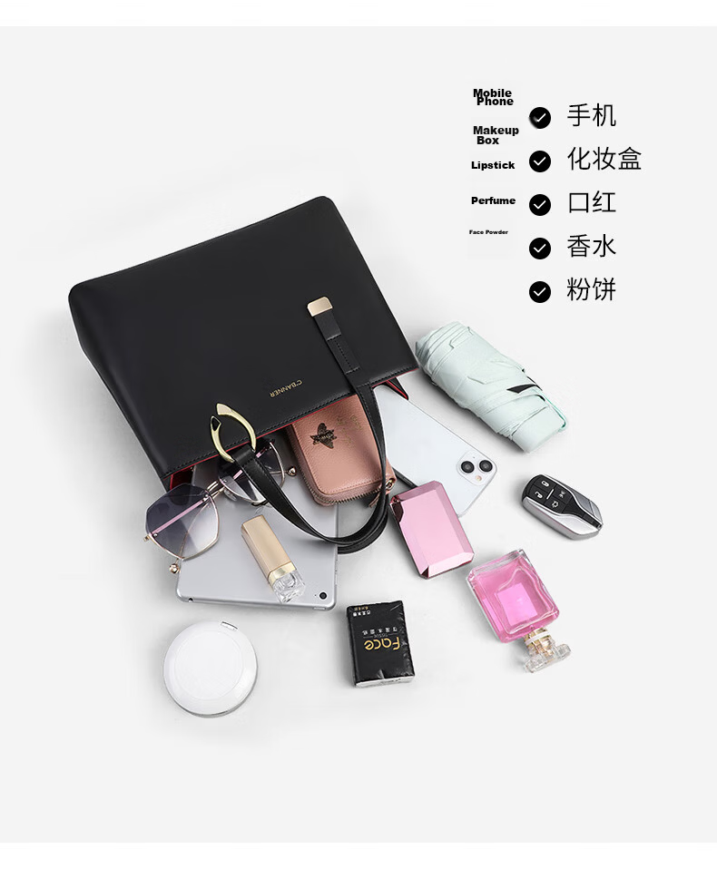 C.BANNER Leather Handbag for Women Large Capacity Shoulder Crossbody Bag Premium Birthday Gift for Girlfriend Wife 6