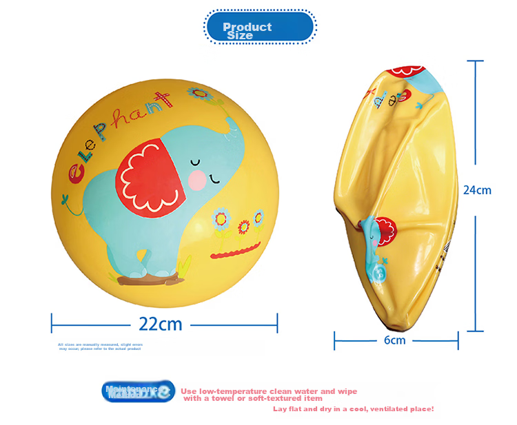 Fisher-Price Children's Toy Balls, Patting Balls with Colorful Printing, 10cm (Lion + Monkey), 2-Pack, Birthday Gift 9