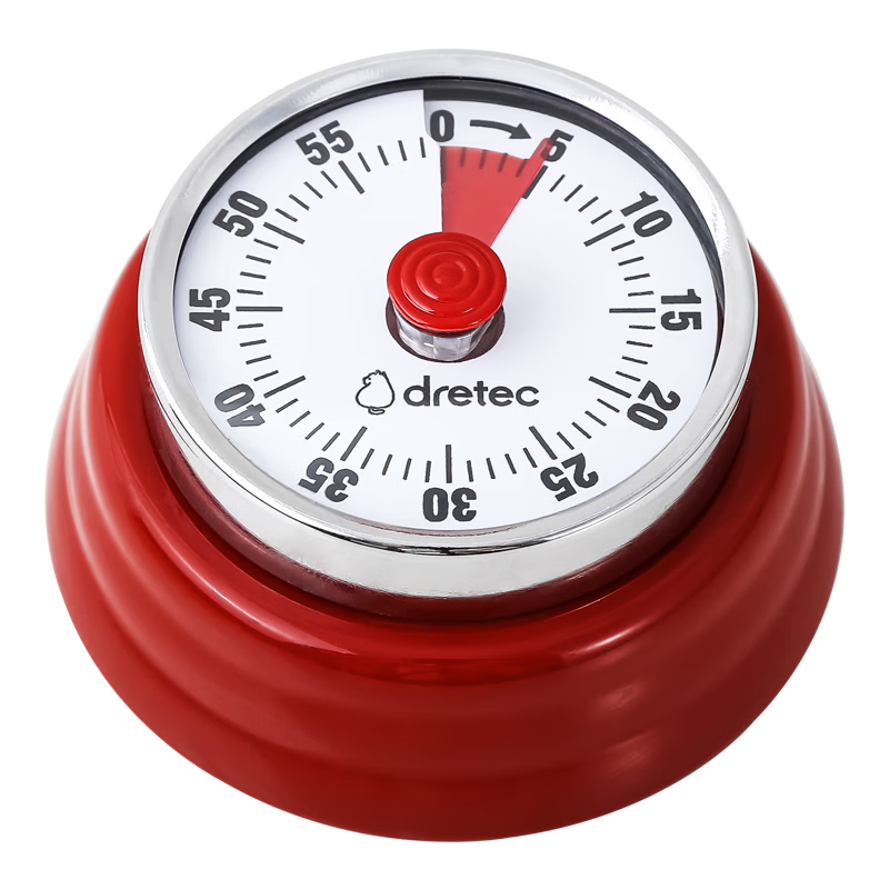 Dretec Japan Kitchen Timer Magnetic Mechanical Countdown Loud Cooking Refrigerator Timer