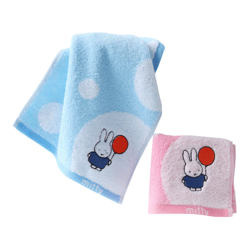 Jinhao A-Class Children's Towels 100% Cotton Small Hand Towels Hanging Baby Towels Face Towels Washcloths 6-Pack