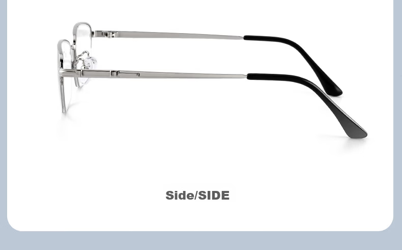 Yupintang Anti-Blue Light Reading Glasses for Men, Semi-Rimless Metal Reading Glasses for Elderly, Durable Reading Glasses for Women, 150 Degree, Father's Day Gift 16