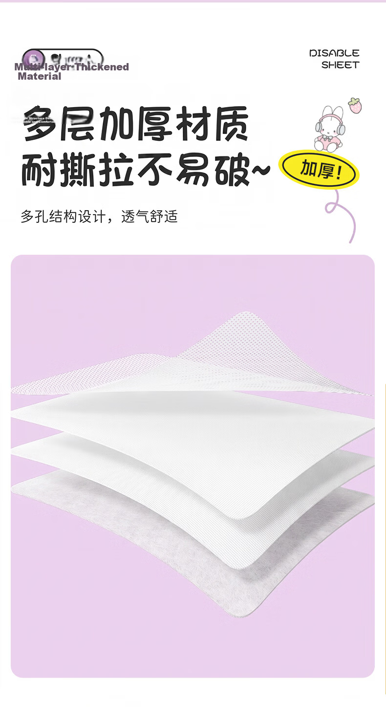 Luolai Home Travel Disposable Bed Sheet Duvet Cover Pillowcase Thickened 4-Piece Set Hotel Sleeper Bedding Single 3-Piece Set 4