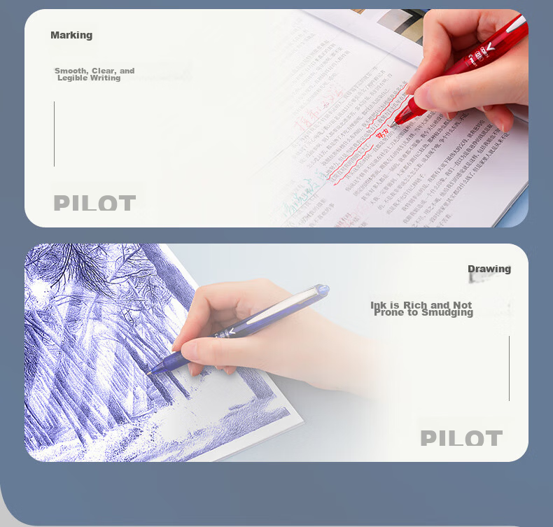 PILOT Vcorn Gel Pen Refill LVKN-15EF, Signature Pen Ink Refill, Original Replacement for Students' Stationery And Office Supplies, LVKRF-10F 0.7mm Blue Single Pe 6